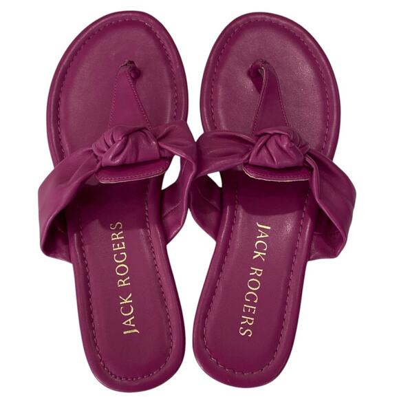 Jack Rogers Women's ABIGAIL Knotted Purple Sandals NEW Size 7.5 - Picture 9 of 9